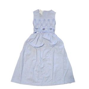 Bonnie Jean Girls Eatser Dress Size 7 Light Blue